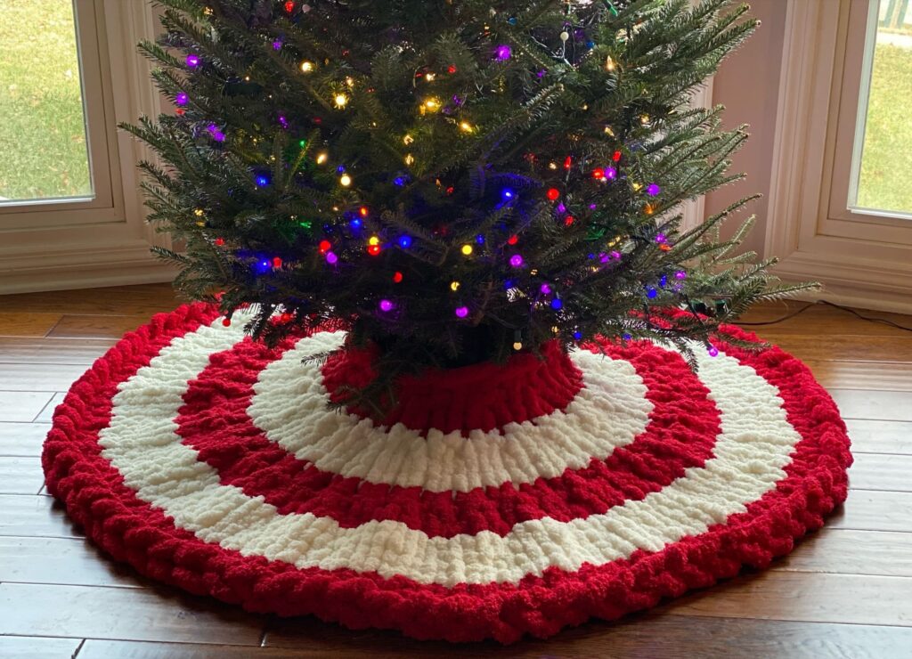 Candy Cane Tree Skirt
