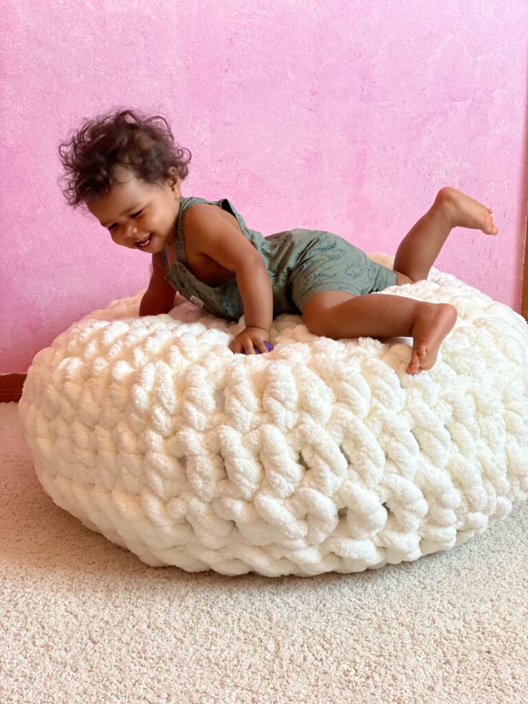 Infinite Orbit Floor Pouf