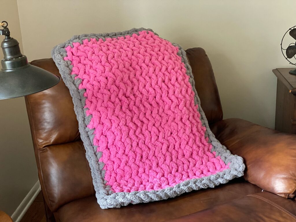 High-Texture Heather Throw