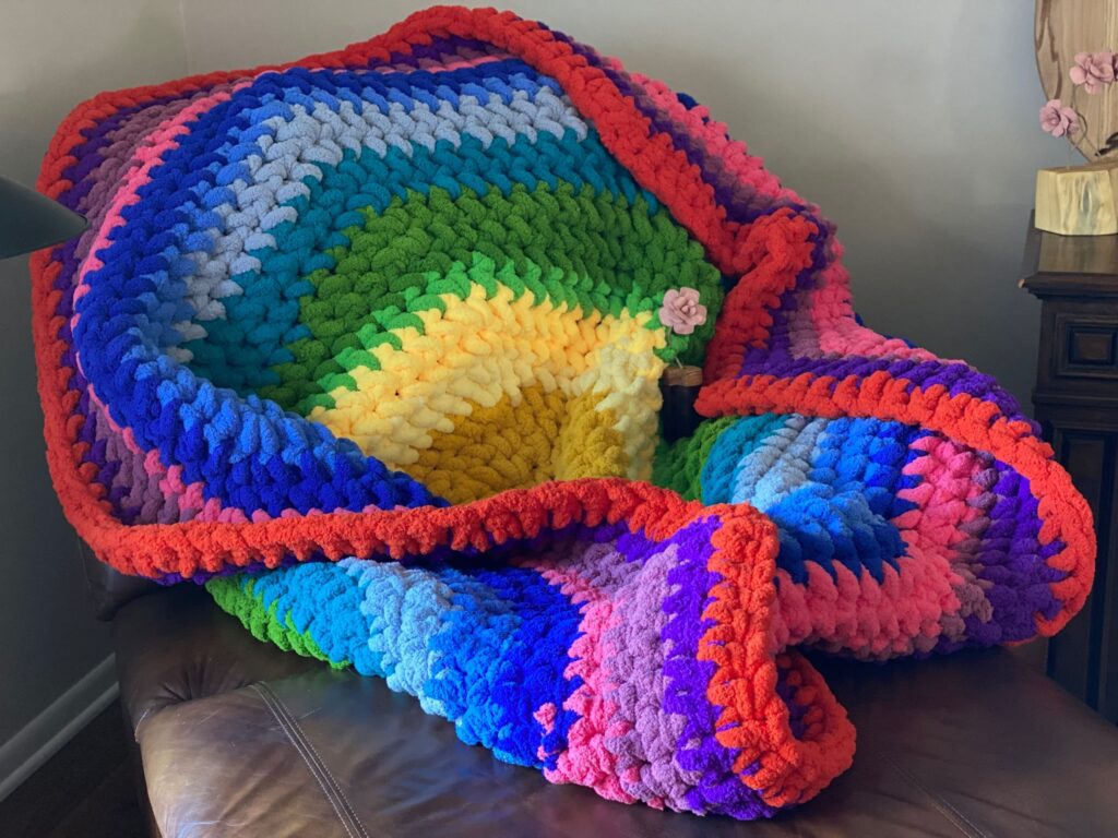 Rainbow Radiance Throw