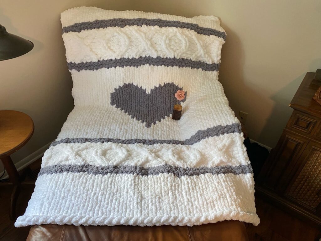 Hugs & Kisses Heirloom Throw